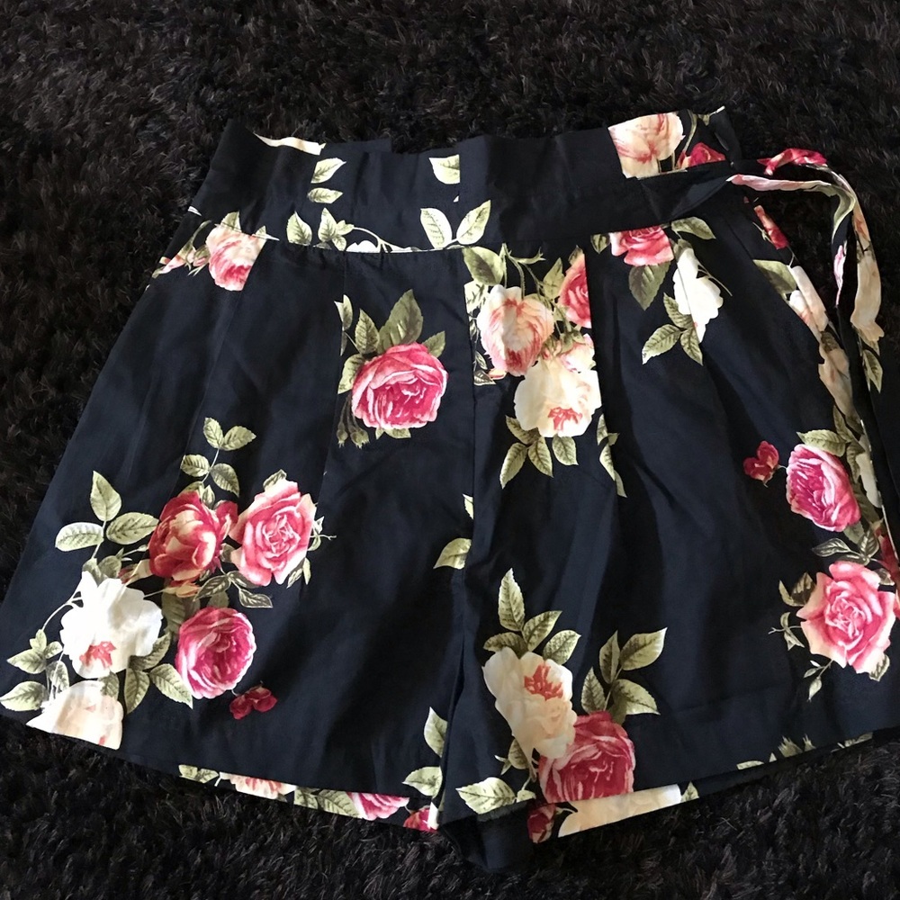 side tie shorts